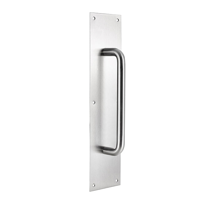 14R09 9” C32D Pull Handle With Backing Plate – Stainless Steel
