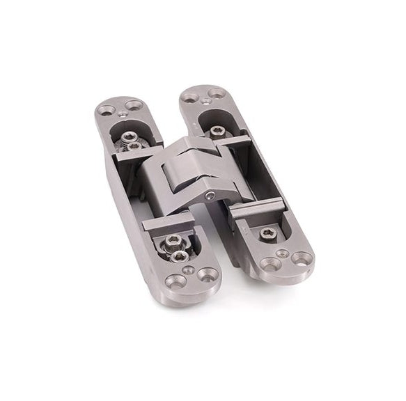 Sugatsune HGS3D-S160RD Heavy-Duty Concealed Hinges – Radius Cover – Stainless Steel (Set of 2)