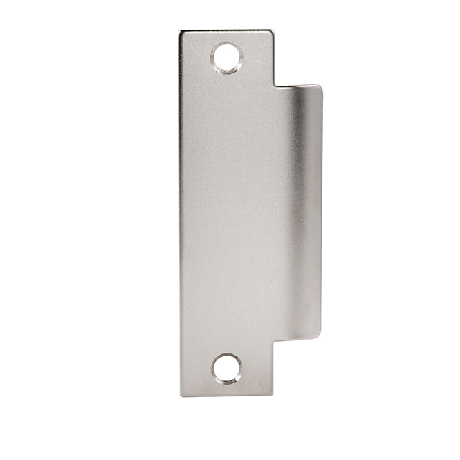 ASA Blank Strike Plate – Full Lip – Satin Nickel