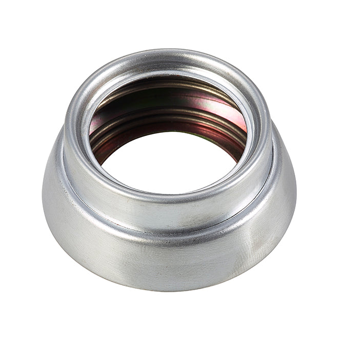 Cylinder Ring With Spring Loaded Collar – Satin Chrome