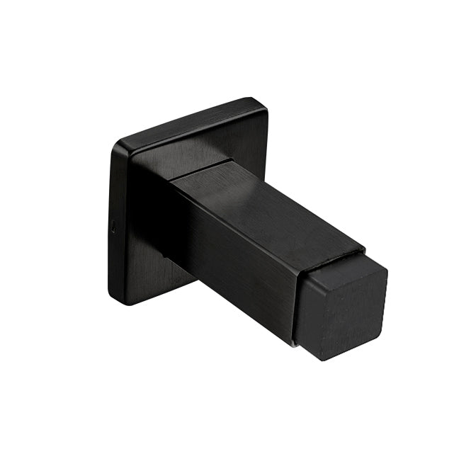 3538 C19 Square Wall Stop – Matte Black