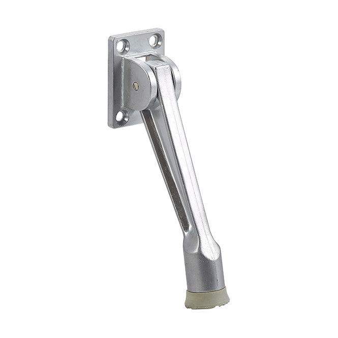 5” Economy Kickdown Door Holder – Satin Chrome