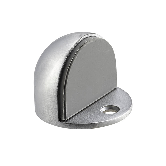 C229 C26D High-Low Dome Floor Stop – Satin Chrome