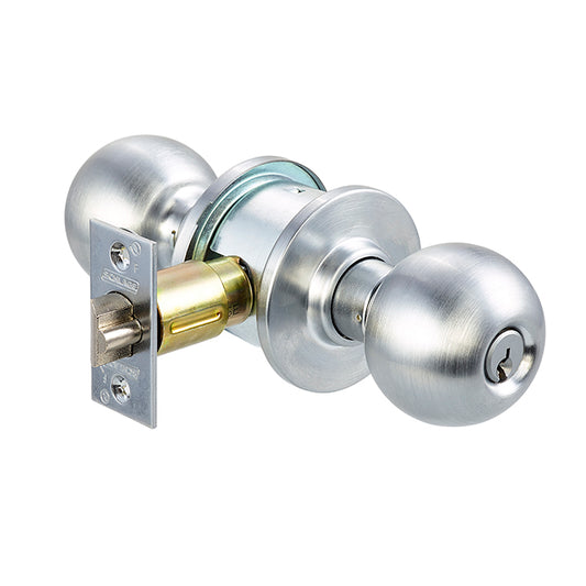 Schlage A53PD ORB 626 Medium-Duty Entry Knob – Satin Chrome