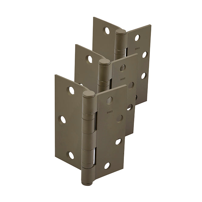 Dorex B73 CP Half-Surface Hinges – 4 1/2” – Prime Coated – Left Hand (Set of 3)