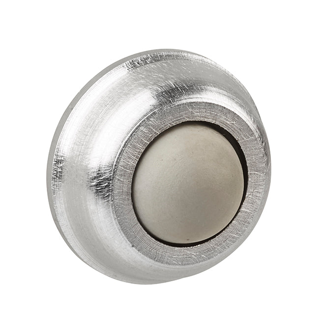 S119 C26D Miniature Button Stop – Satin Chrome