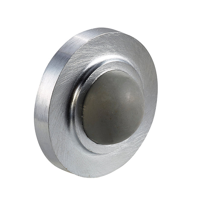 231 C26D Convex Wall Stop – Satin Chrome