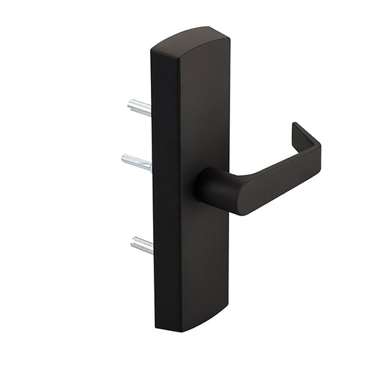 Dorex 9500 TE10 19 Heavy-Duty Trim Escutcheon Lever – Passage Function – Black Powder Coated