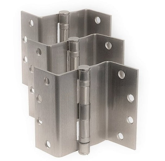 Onward Swing-Clear Ball Bearing Hinges – 3 1/2” – Satin Chrome – Right Hand (Set of 3)