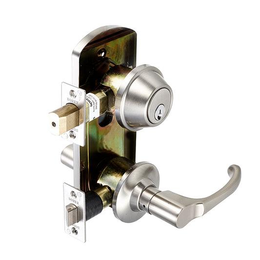 Dorex Interconnected Lock – Satin Nickel