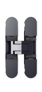 Sugatsune HES3D-70 BL Light-Duty Concealed Hinges – Matte Black (Set of 2)