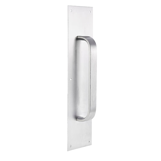 H1411 7” C28 D-Pull Handle With Backing Plate – Solid Aluminum