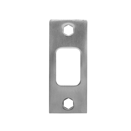 Deadbolt Strike Plate – Stainless Steel