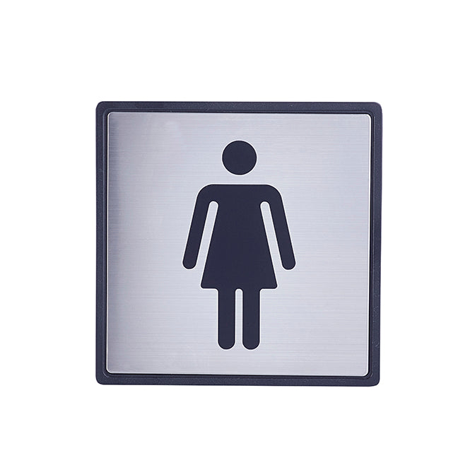 Female Picto Sign – Stainless Steel