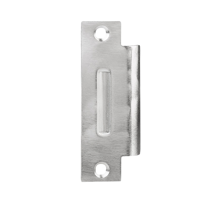 Dimpled ASA Strike Plate C26D – Satin Chrome