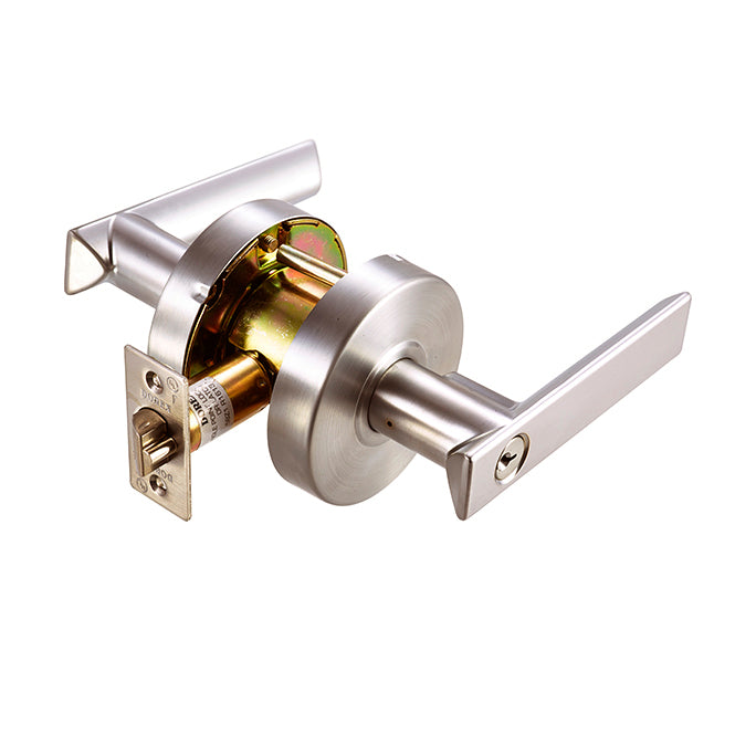 Dorex T2F70 C15 Flat Medium-Duty Classroom Lever – Satin Nickel