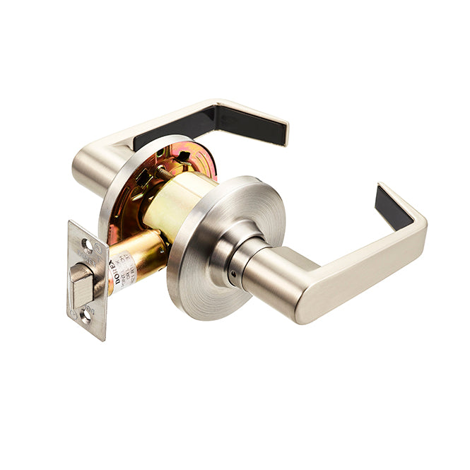 Dorex EM10 Medium-Duty Passage Lever – Satin Nickel