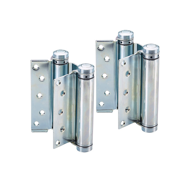 Bommer 3029 6 603 Double Acting Spring Hinges – Dull Zinc (Set of 2)