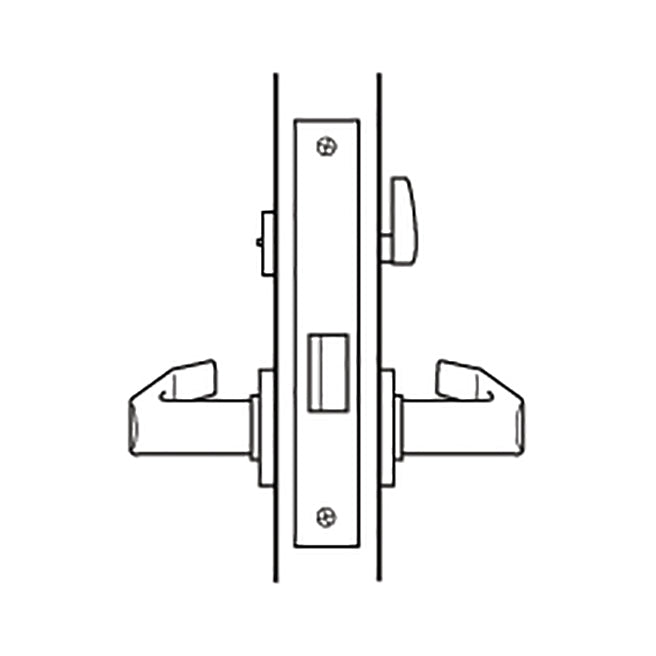 Dorex DM42 Heavy-Duty Mortise Lockset – Privacy Function – Satin Chrome