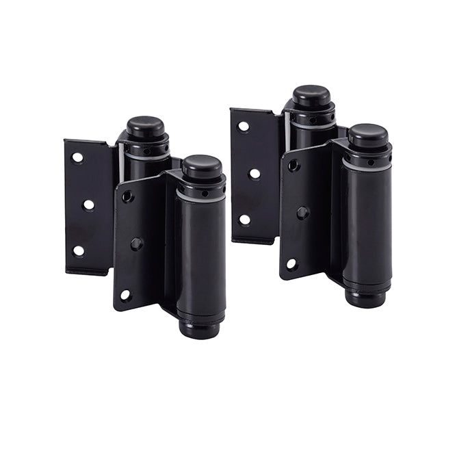 Onward 810 FB B Double Acting Spring Hinges – Industrial Black (Set of 2)