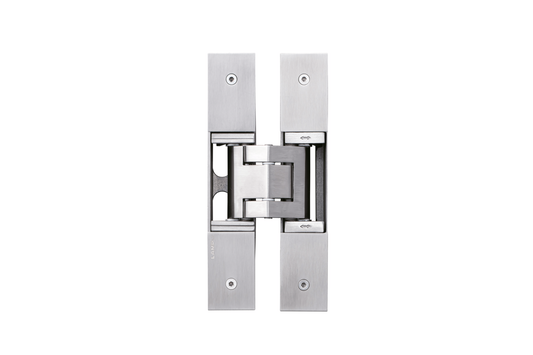 Sugatsune HGS3D-S160SH Heavy-Duty Concealed Hinges – Square Cover – Stainless Steel (Set of 2)