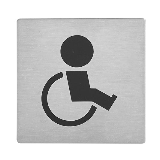 Handicap Children’s Picto Sign – Stainless Steel