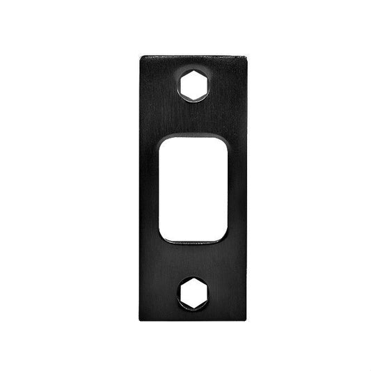 Deadbolt Strike Plate – Matte Black