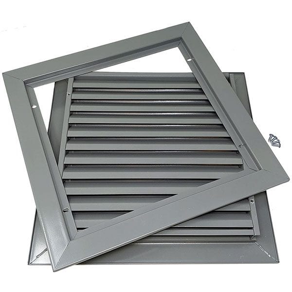 Hollow Metal Door with Louver