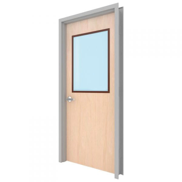 Commercial Wood Door with Glass