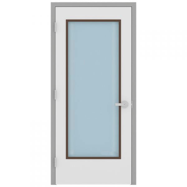 Commercial Wood Door with Glass