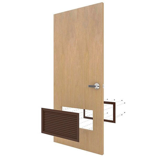 Commercial Wood Door with Louver