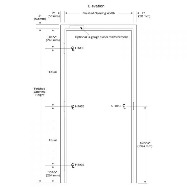 Hallow Metal Frame